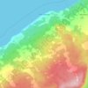 Mappa topografica Port George, altitudine, rilievo