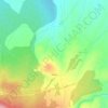 Mappa topografica Alquité, altitudine, rilievo