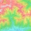 Mappa topografica Toceno, altitudine, rilievo