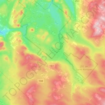 Mappa topografica Stornoway, altitudine, rilievo