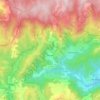 Mappa topografica Arrigas, altitudine, rilievo
