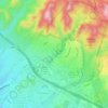 Mappa topografica Foothill Ranch, altitudine, rilievo