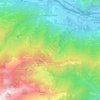 Mappa topografica Villar Focchiardo, altitudine, rilievo