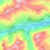Mappa topografica Nufenen, altitudine, rilievo