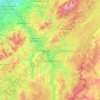 Mappa topografica Beauce, altitudine, rilievo