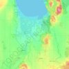 Mappa topografica Rural Municipality of St. Clements, altitudine, rilievo