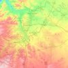 Mappa topografica Zarqa Sub-District, altitudine, rilievo