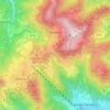 Mappa topografica Aviatico, altitudine, rilievo