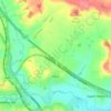 Mappa topografica Flore, altitudine, rilievo
