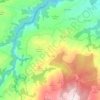Mappa topografica Cova, altitudine, rilievo