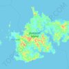 Mappa topografica Dumaran Island, altitudine, rilievo