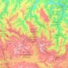 Mappa topografica Parque Natural de Las Ubiñas-La Mesa, altitudine, rilievo
