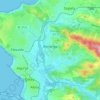 Mappa topografica Berango, altitudine, rilievo