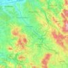 Mappa topografica Fiume Elsa, altitudine, rilievo