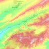 Mappa topografica Chir, altitudine, rilievo