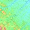 Mappa topografica Cesano, altitudine, rilievo