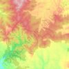 Mappa topografica Enfield, altitudine, rilievo