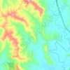 Mappa topografica Horse Station Creek, altitudine, rilievo