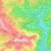 Mappa topografica Presolana, altitudine, rilievo