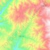 Mappa topografica Omas, altitudine, rilievo