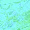 Mappa topografica Koewacht, altitudine, rilievo