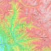 Mappa topografica Kullu, altitudine, rilievo
