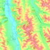 Mappa topografica Biran, altitudine, rilievo