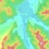 Mappa topografica Lake Buffalo, altitudine, rilievo