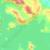 Mappa topografica Old Adaminaby, altitudine, rilievo