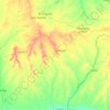 Mappa topografica Parroquia El Socorro, altitudine, rilievo