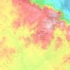Mappa topografica Paluma, altitudine, rilievo