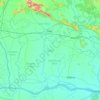 Mappa topografica Sakti, altitudine, rilievo