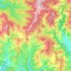 Mappa topografica Lucerame, altitudine, rilievo