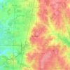Mappa topografica Prosper, altitudine, rilievo