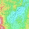 Mappa topografica Fukushima, altitudine, rilievo