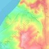 Mappa topografica Skale, altitudine, rilievo