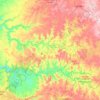 Mappa topografica Passos Maia, altitudine, rilievo