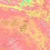 Mappa topografica 玛多县, altitudine, rilievo