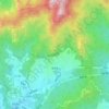 Mappa topografica 평창동, altitudine, rilievo