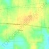 Mappa topografica Dodd City, altitudine, rilievo