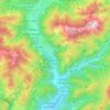 Mappa topografica Arta Terme / Darte, altitudine, rilievo