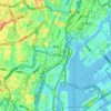 Mappa topografica Minato, altitudine, rilievo
