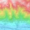 Mappa topografica Postalesio, altitudine, rilievo