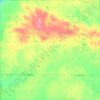 Mappa topografica Austin Township, altitudine, rilievo