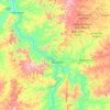 Mappa topografica São Francisco do Maranhão, altitudine, rilievo