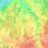 Mappa topografica Chavannes-les-Grands, altitudine, rilievo