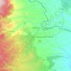 Mappa topografica Vallerano, altitudine, rilievo