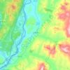 Mappa topografica Lyme, altitudine, rilievo