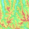 Mappa topografica Viișoara, altitudine, rilievo