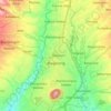 Mappa topografica Kota Magelang, altitudine, rilievo